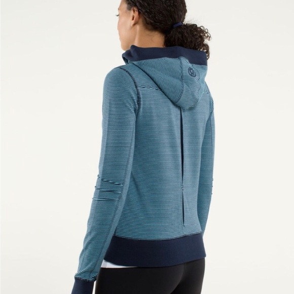 Lululemon Stripe Cozy Hoodie size 6 - Picture 2 of 11